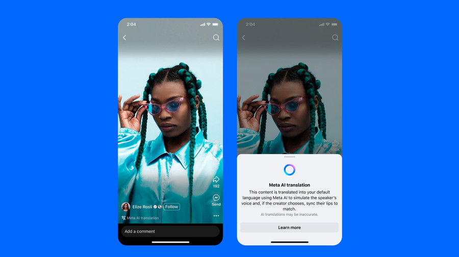 Meta глобально запускає функцію голосового перекладу на основі штучного інтелекту