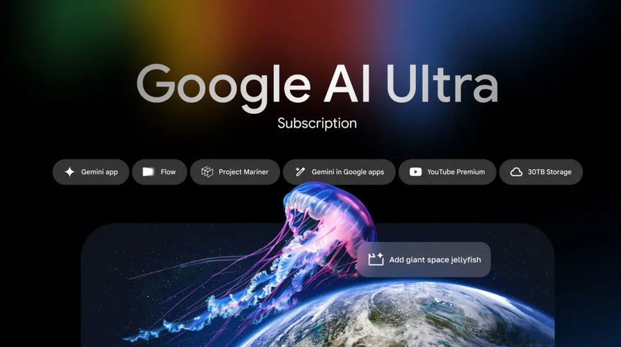 Google представила новий тарифний план AI Ultra за $250 на місяць