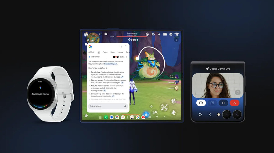 Google представляє нові ШІ можливості для пристроїв Samsung Galaxy