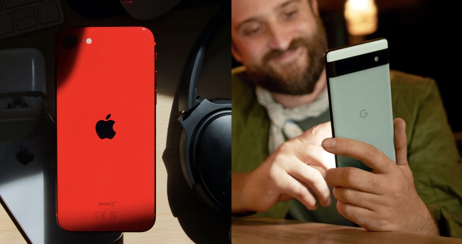 Pixel 6a проти iPhone SE — чим відрізняються одні з найкращих смартфонів з цінником до $500