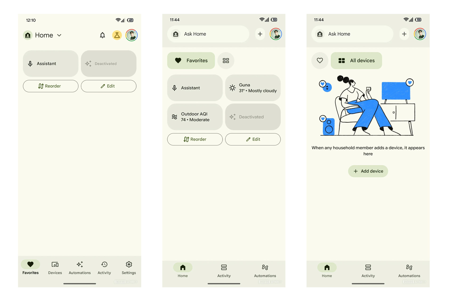 Старий дизайн (перший скриншот) у порівнянні з новим.