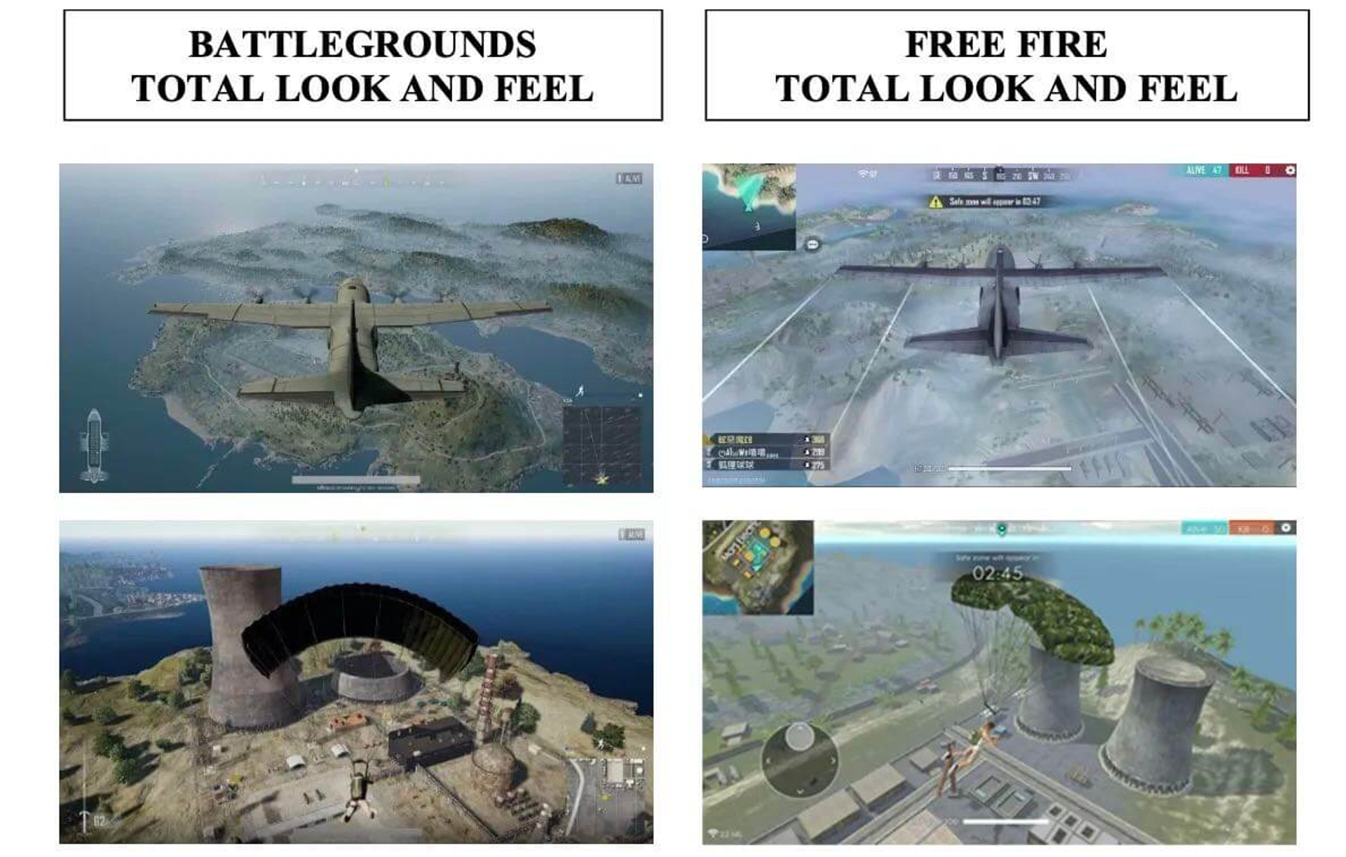 PUBG vs Free Fire