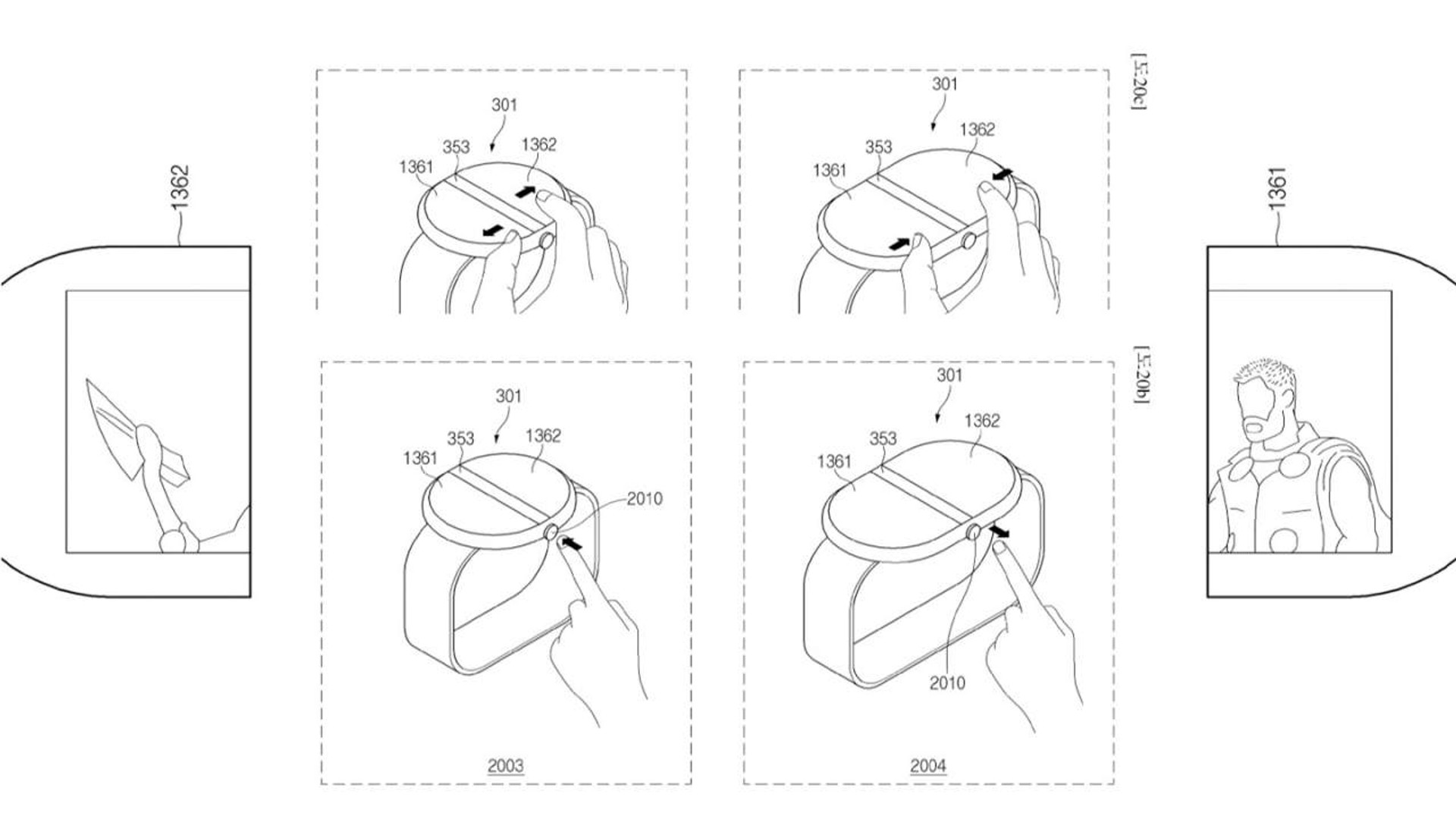 Samsung Watch Rollable Display Patent